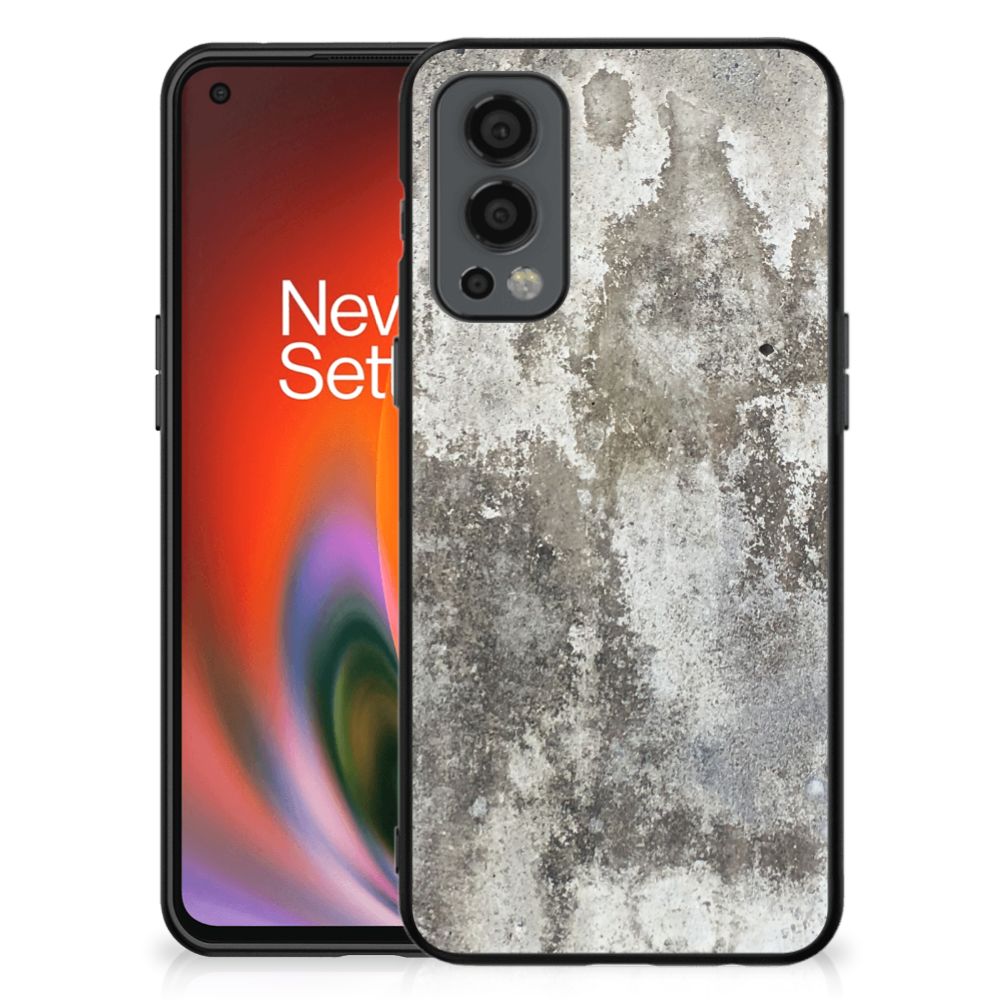 OnePlus Nord 2 Marmeren Print Telefoonhoesje Beton Print