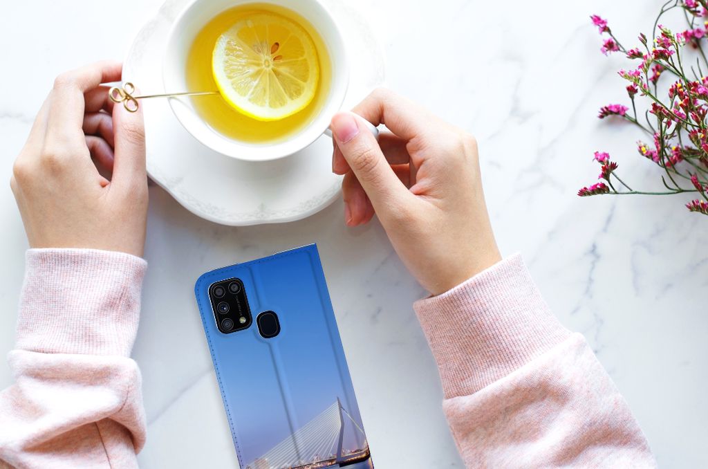 Samsung Galaxy M31 Book Cover Rotterdam - B2C Telecom