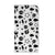 Mobiel BookCase iPhone 15 Silver Punk met sterren, wolken en doodskoppen. Uniek design voor je smartphone.