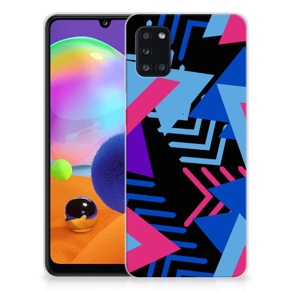 Samsung Galaxy A31 TPU Hoesje Funky Triangle B2C Telecom