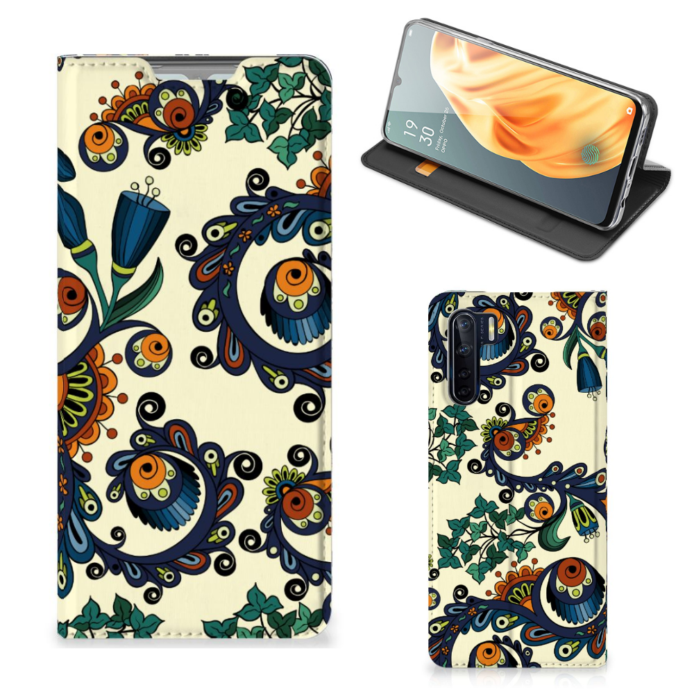 Telefoon Hoesje OPPO Reno3 | A91 Barok Flower - B2C Telecom