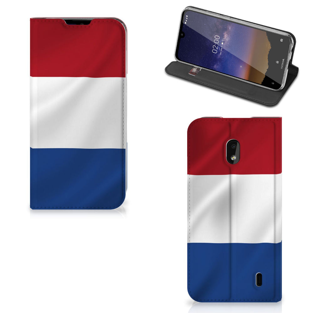 Nokia 2.2 Standcase Nederlandse Vlag