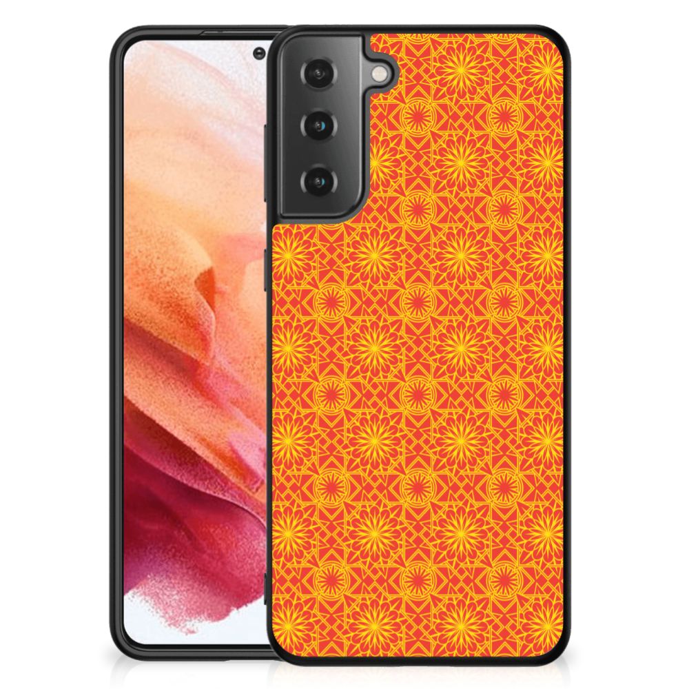 Samsung Galaxy S21 Back Case Batik Oranje