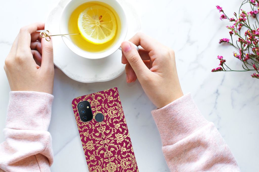 Telefoon Hoesje OnePlus Nord N100 Barok Pink - B2C Telecom