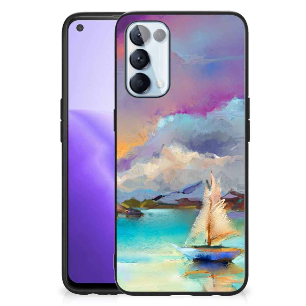 Kleurrijke Telefoonhoesje OPPO Reno5 5G | Find X3 Lite Boat B2C Telecom