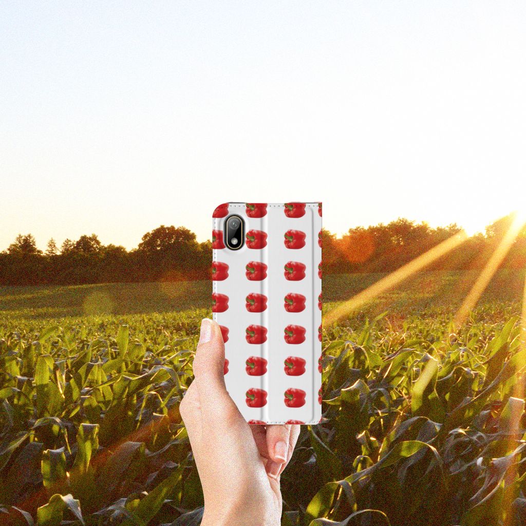 Huawei Y5 (2019) Flip Style Cover Paprika Red - B2C Telecom
