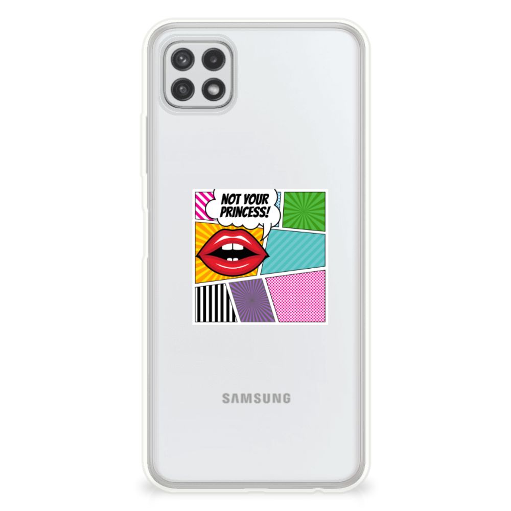 Samsung Galaxy A22 5G Silicone Back Cover Popart Princess B2C Telecom