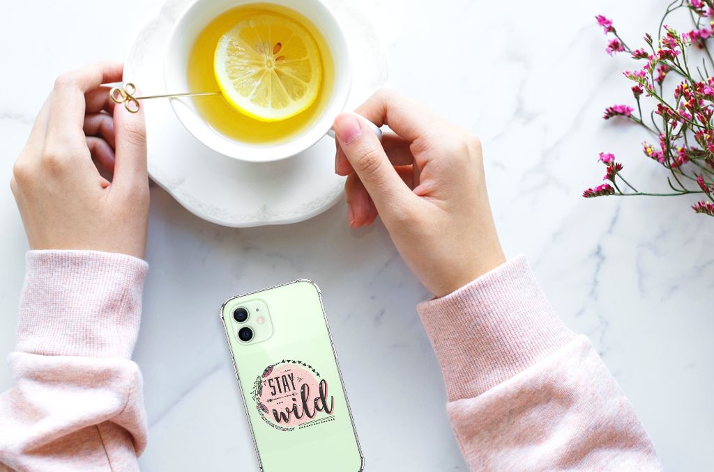 iPhone 12 Mini Stevig Bumper Hoesje Boho Stay Wild B2C Telecom