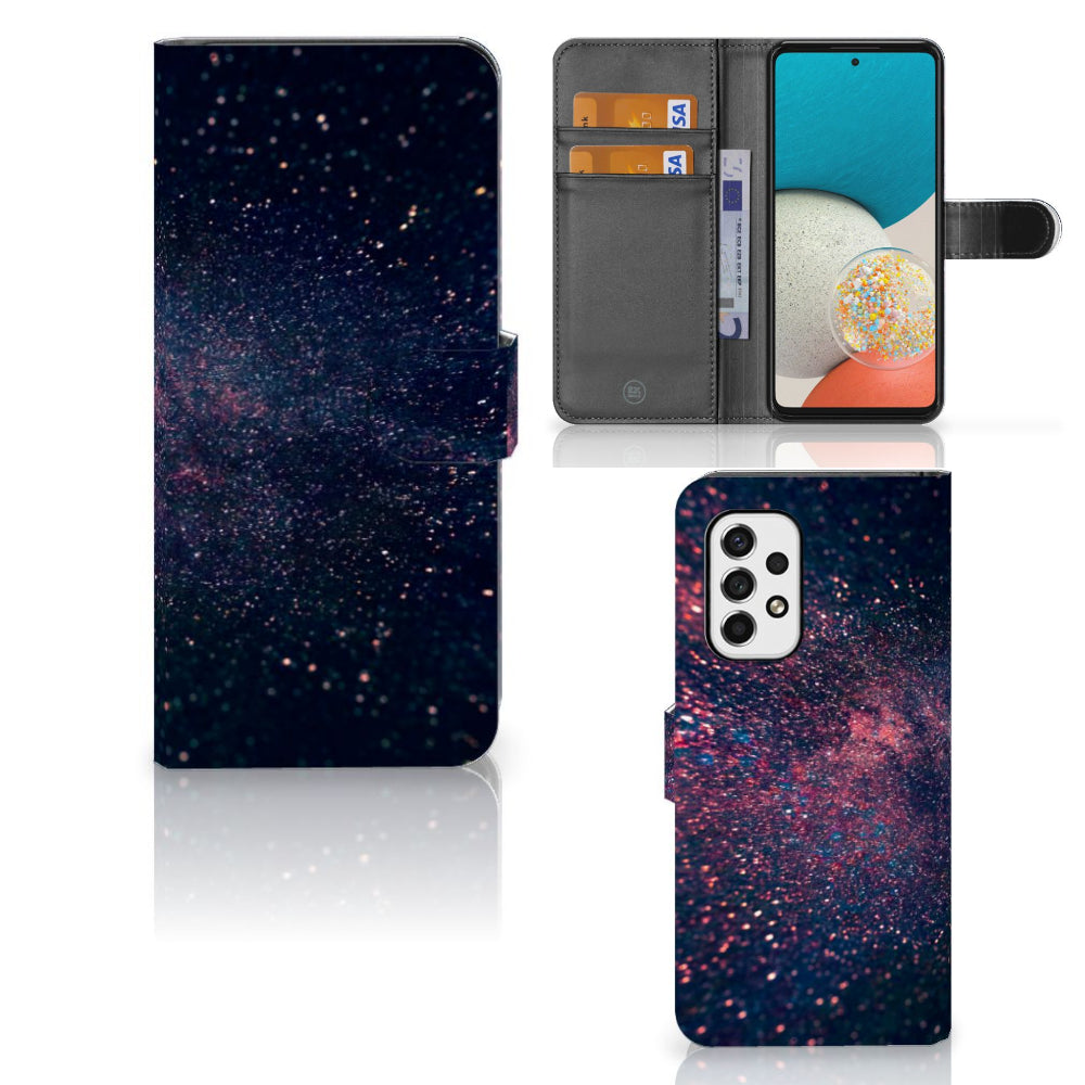 Samsung Galaxy A53 Book Case Stars