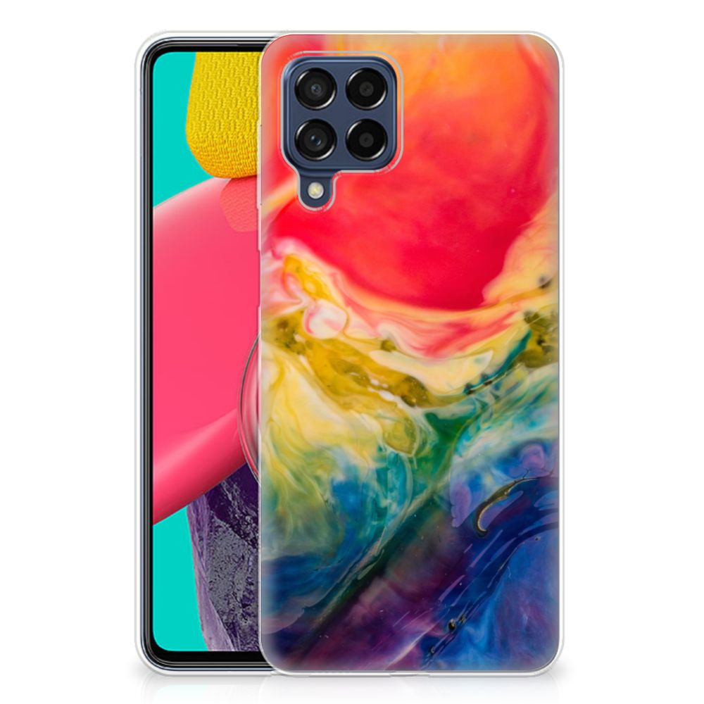 Hoesje maken Samsung Galaxy M53 Watercolor Dark B2C Telecom