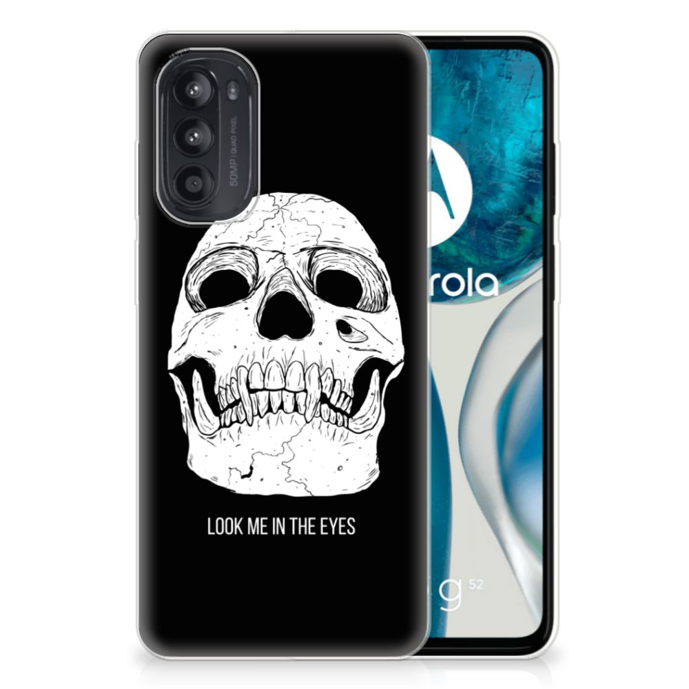 Silicone Back Case Motorola Moto G52/G82 Skull Eyes B2C Telecom