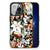 Bloemen Hoesje voor iPhone 13 Pro Dark Flowers B2C Telecom
