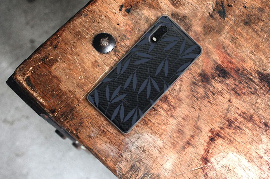 Samsung Xcover Pro TPU Case Leaves Blue