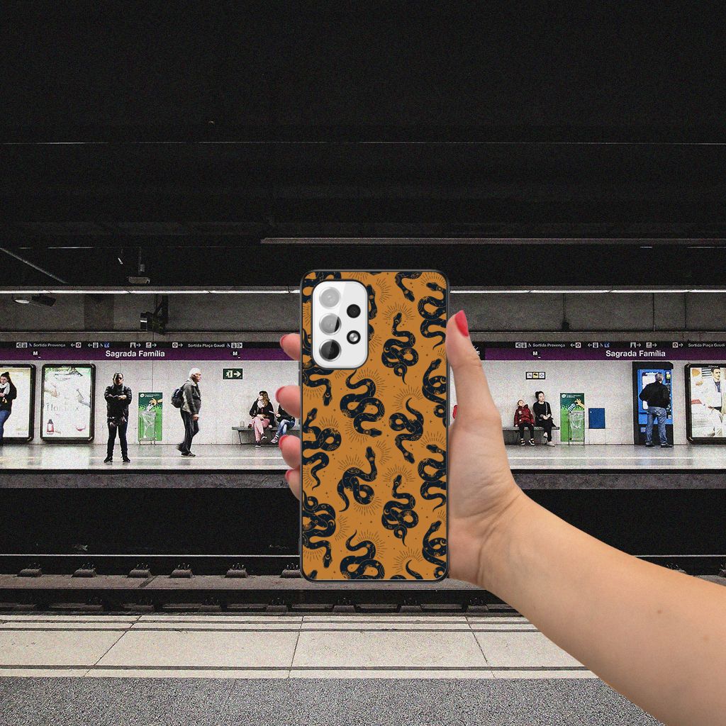 Dierenprint Telefoonhoesje voor Samsung Galaxy A53 Snakes B2C Telecom
