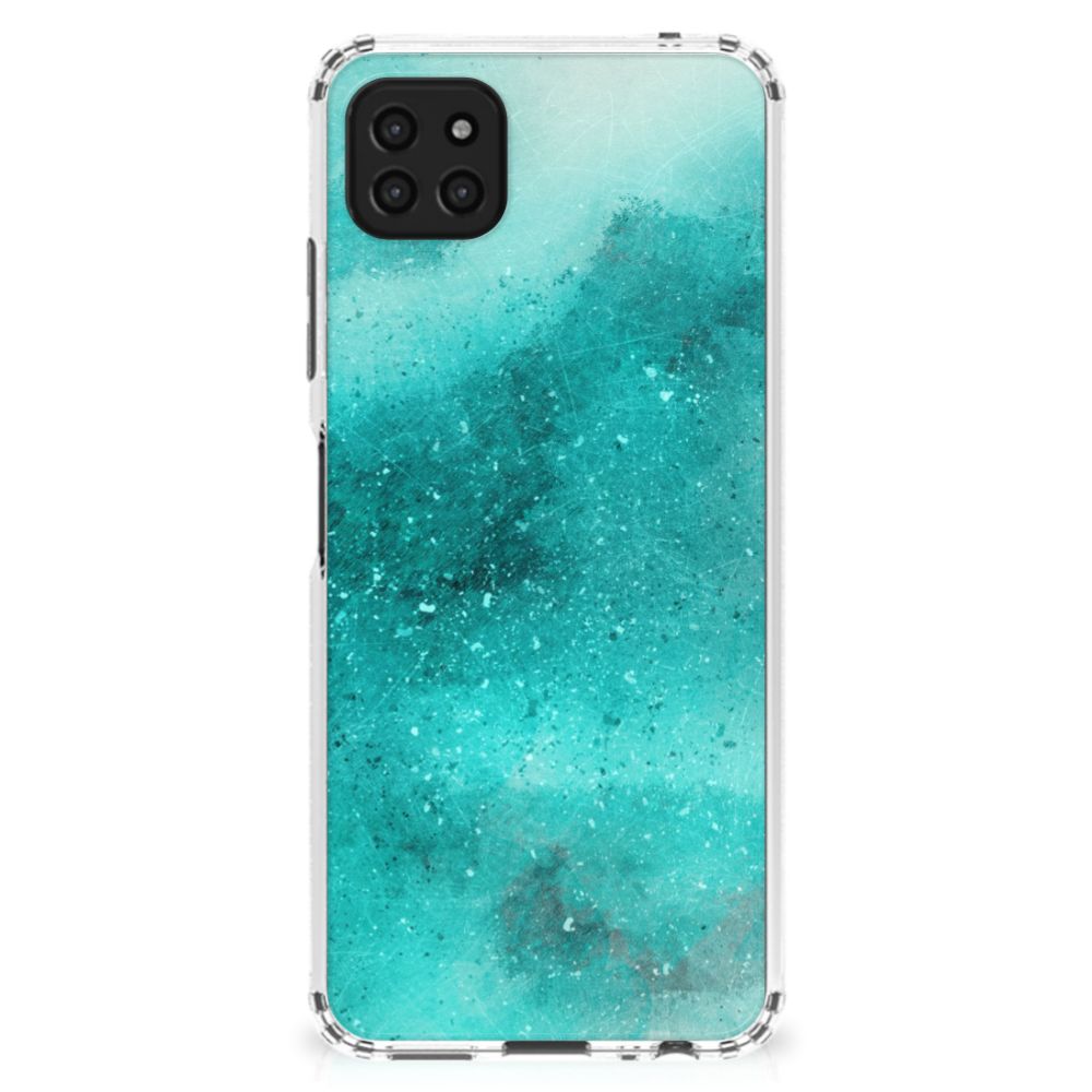 Back Cover Samsung Galaxy A22 5G Painting Blue B2C Telecom