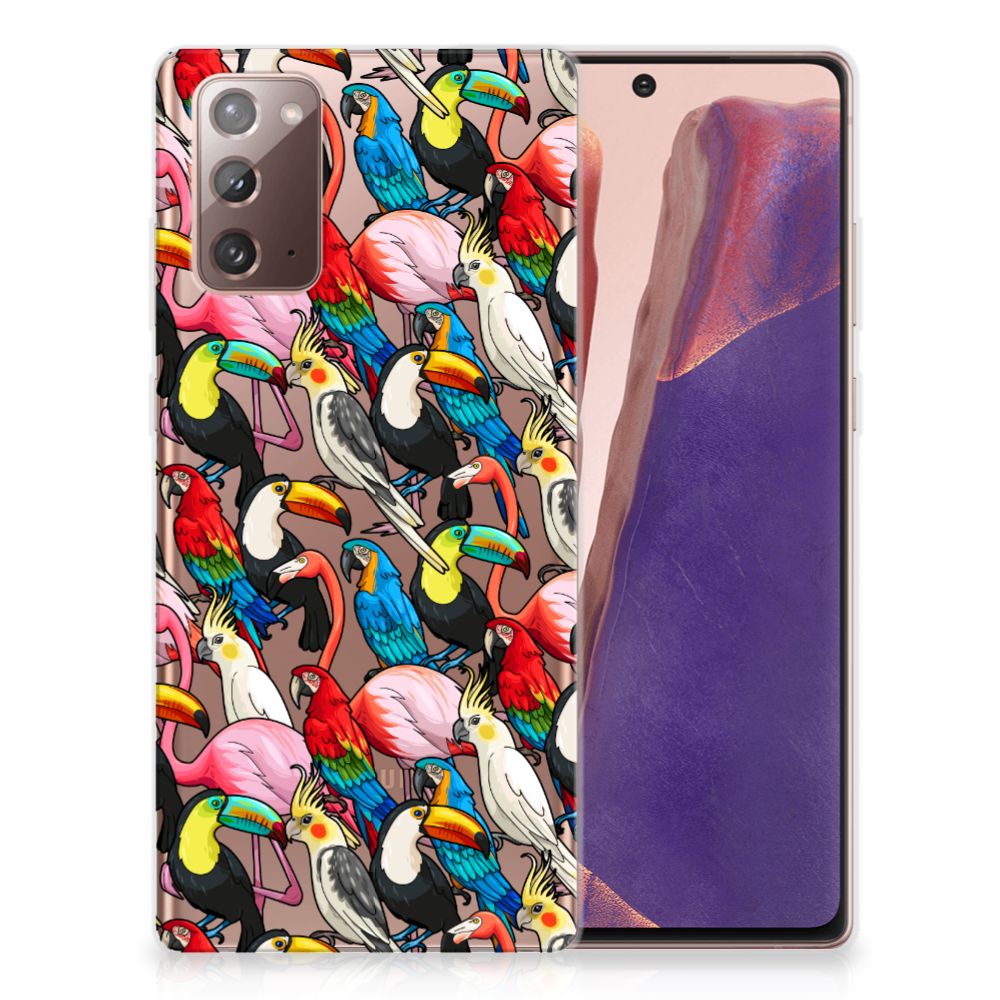 Samsung Note 20 TPU Hoesje Birds B2C Telecom