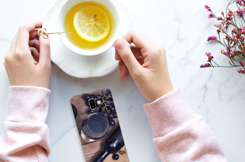 Samsung Galaxy J6 Plus (2018) Siliconen Case Wijn