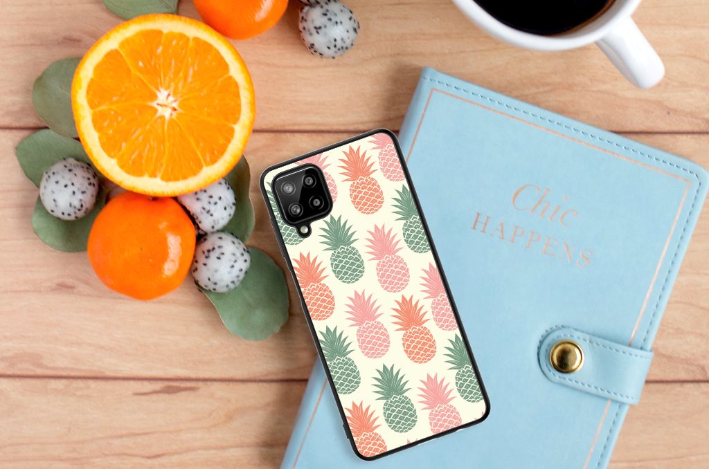 Samsung Galaxy A12 Back Cover Hoesje Ananas B2C Telecom