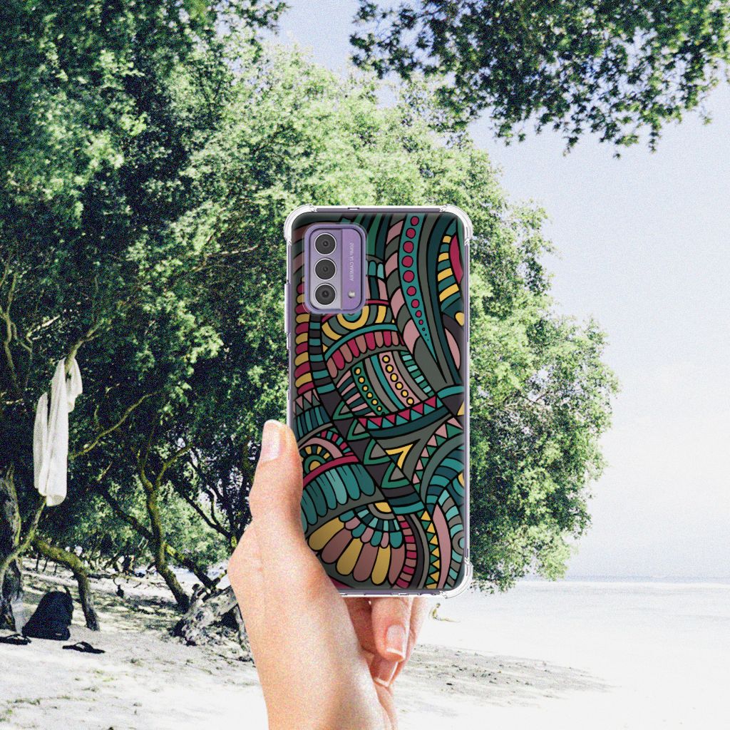 Nokia G42 Doorzichtige Silicone Hoesje Aztec B2C Telecom