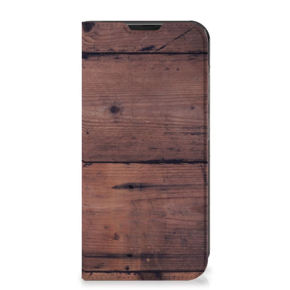 Samsung Galaxy Xcover 6 Pro Book Wallet Case Old Wood - B2C Telecom