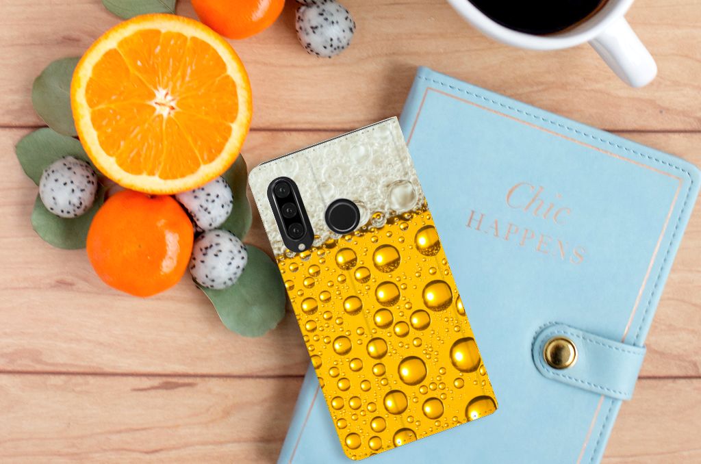 Huawei P30 Lite New Edition Flip Style Cover Bier