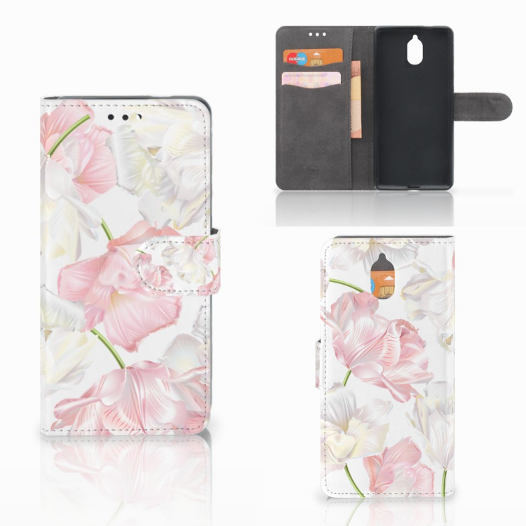 Nokia 3.1 (2018) Hoesje Lovely Flowers