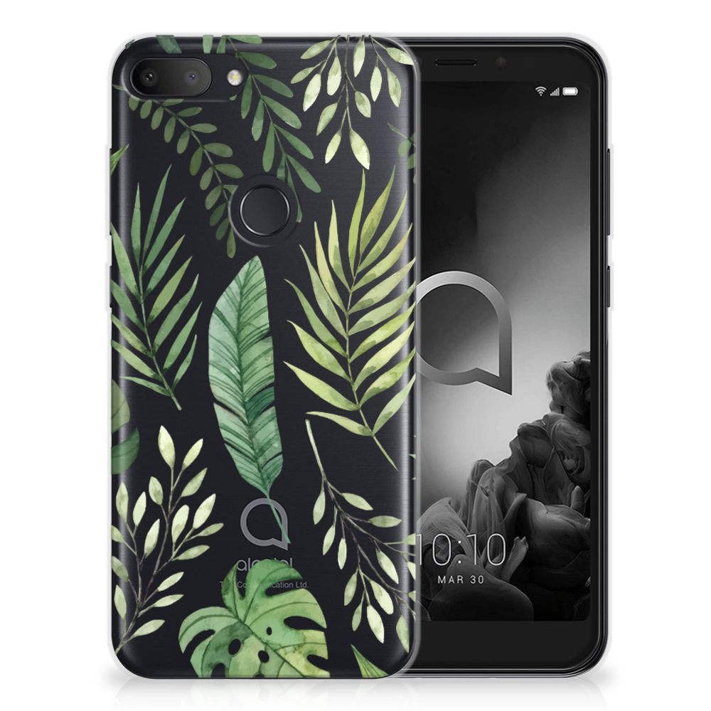 Alcatel 1S (2019) TPU Case Leaves