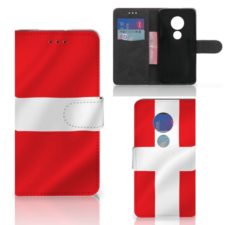 Motorola Moto G7 Play Bookstyle Case Denemarken