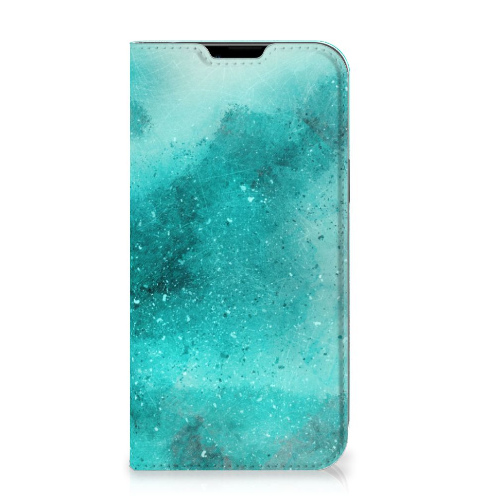 Bookcase iPhone 14 Plus Painting Blue