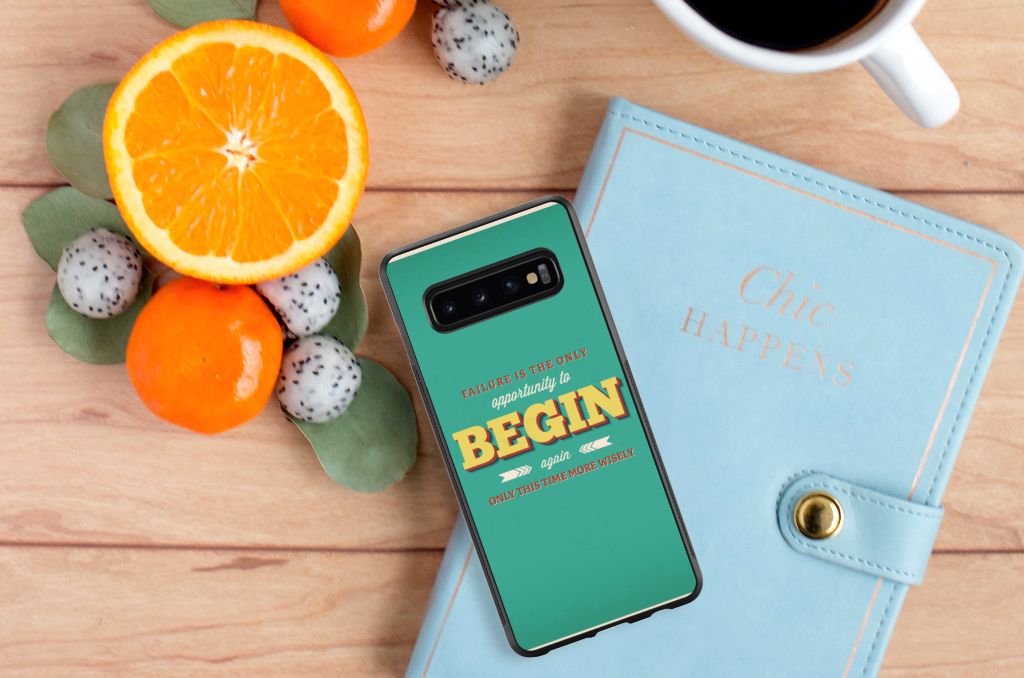 Samsung Galaxy S10+ Hoesje met Quotes Quote Begin B2C Telecom