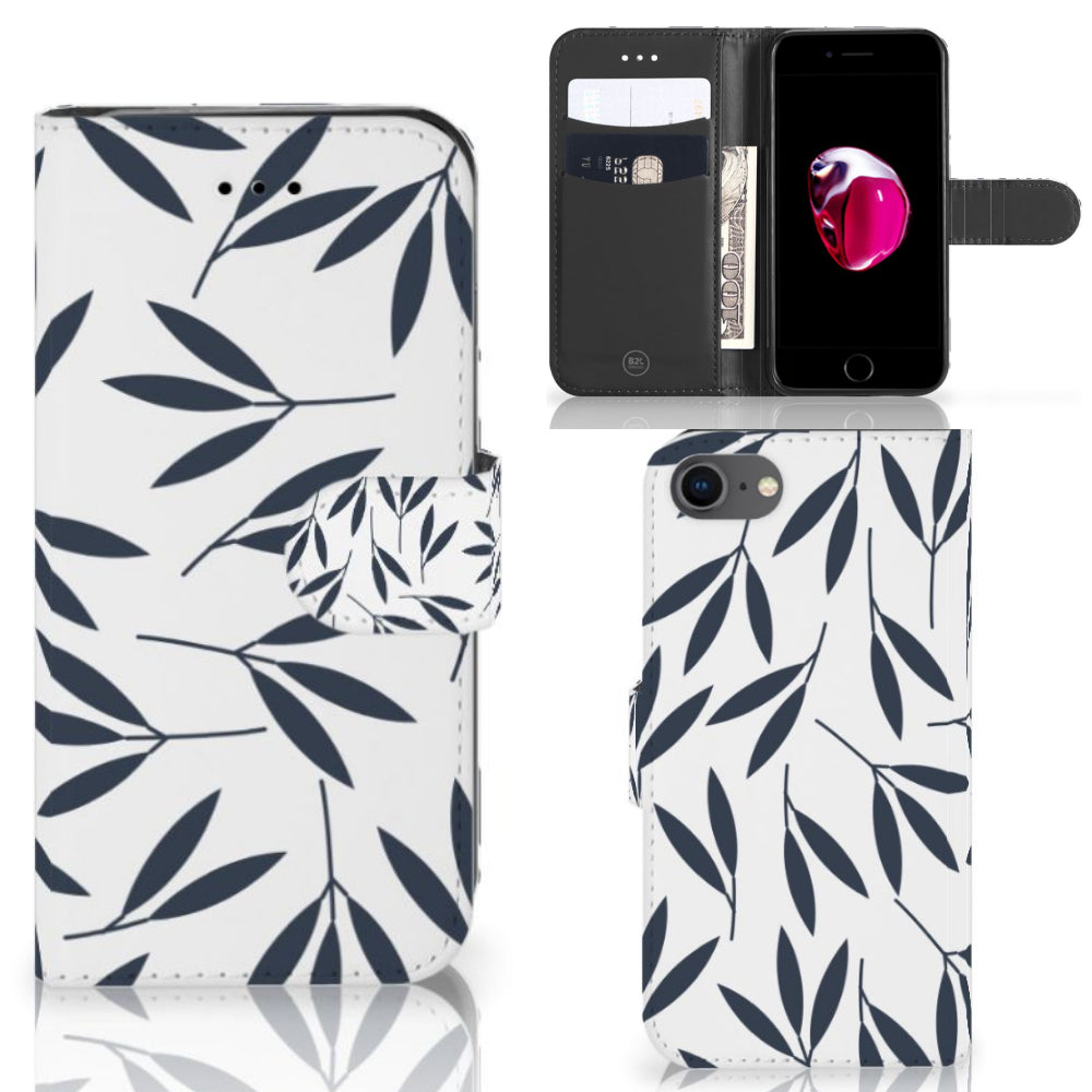 iPhone 7 | 8 | SE (2020) | SE (2022) Hoesje Leaves Blue