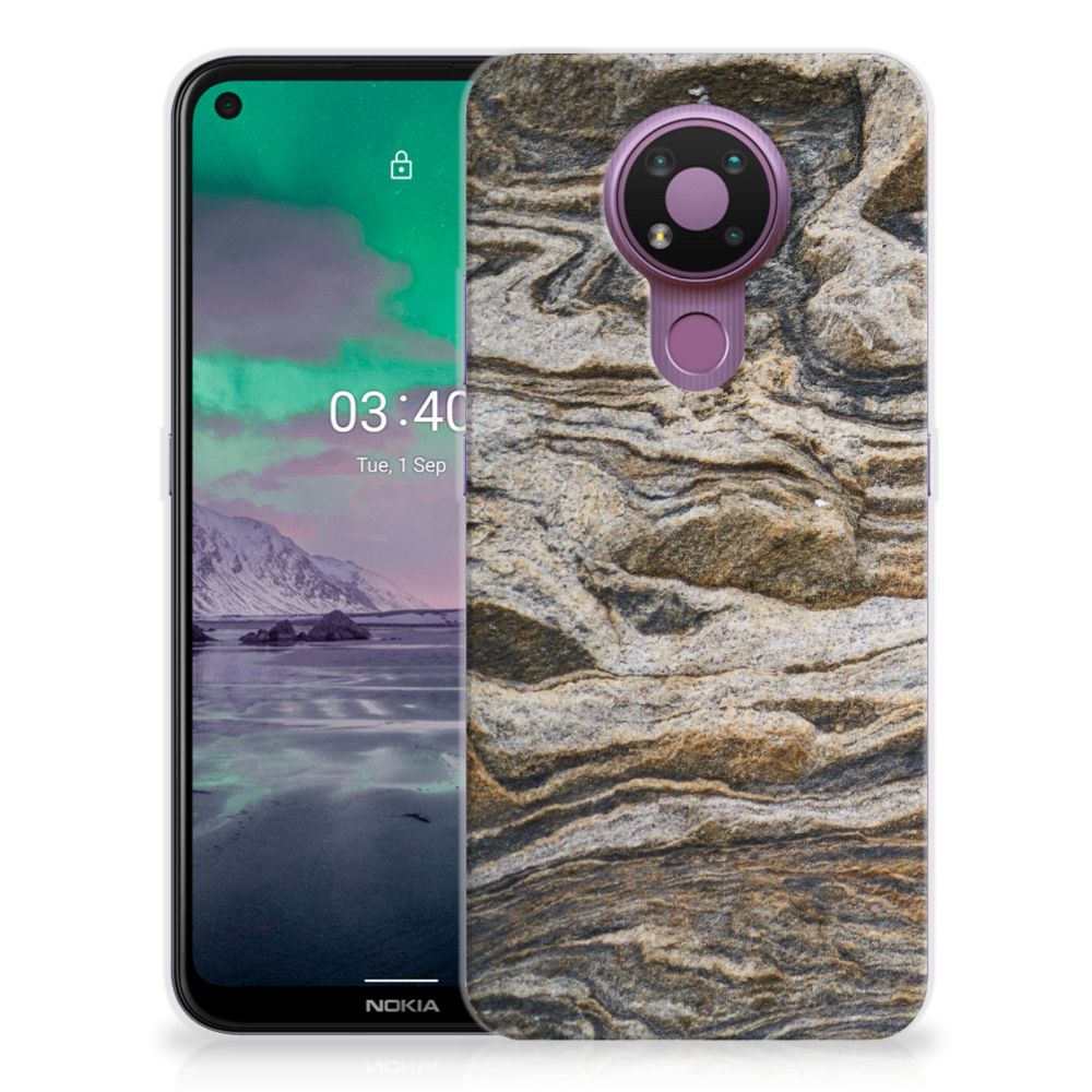 Nokia 3.4 TPU Siliconen Hoesje Steen B2C Telecom