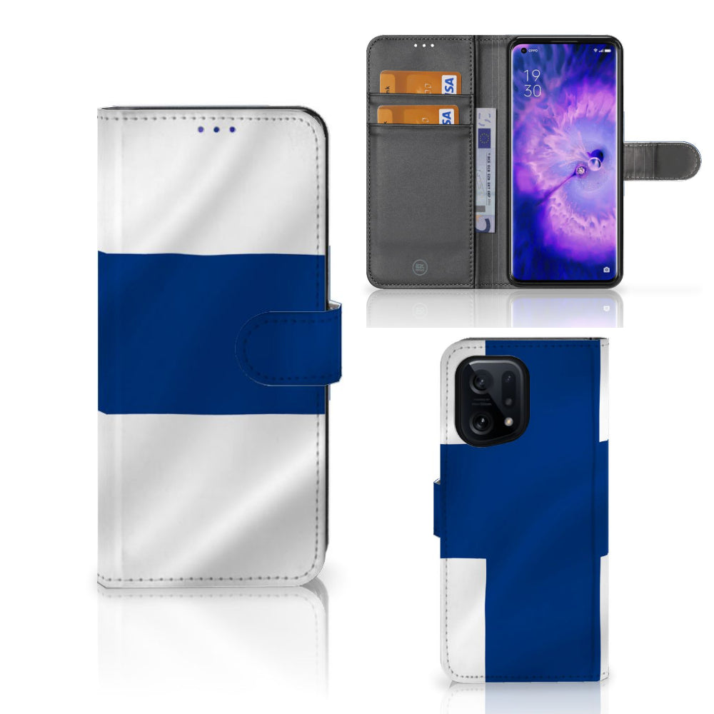 OPPO Find X5 Bookstyle Case Finland