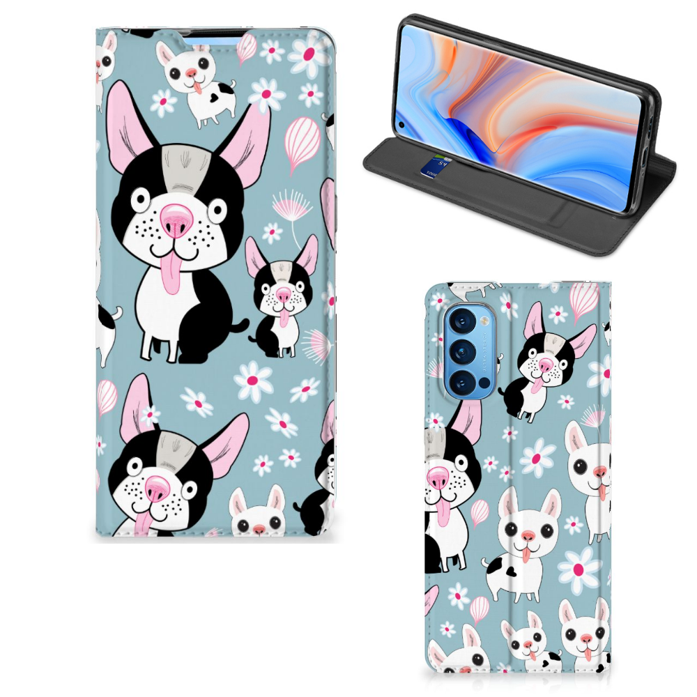 OPPO Reno4 Pro 5G Hoesje maken Hondjes - B2C Telecom