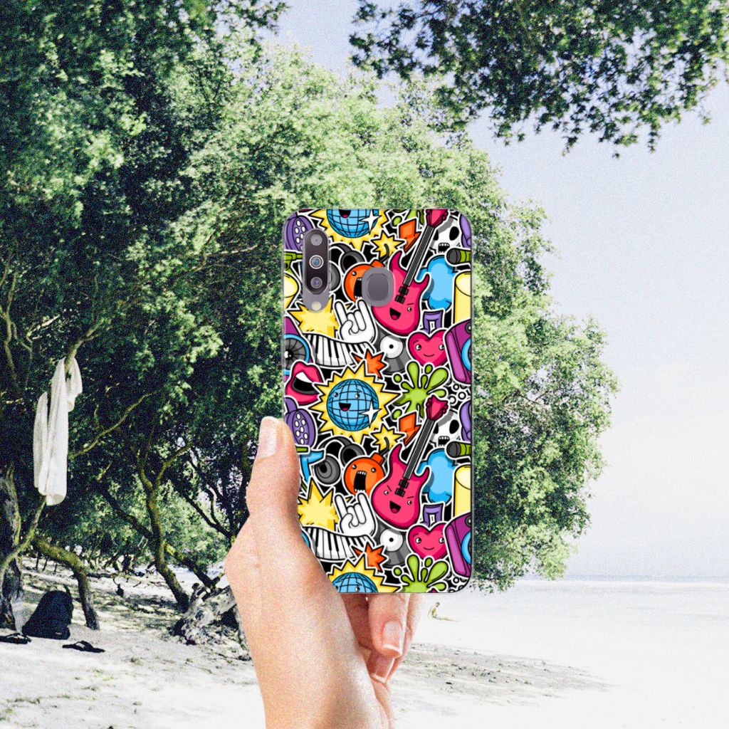 Samsung Galaxy M30 Silicone Back Cover Punk Rock