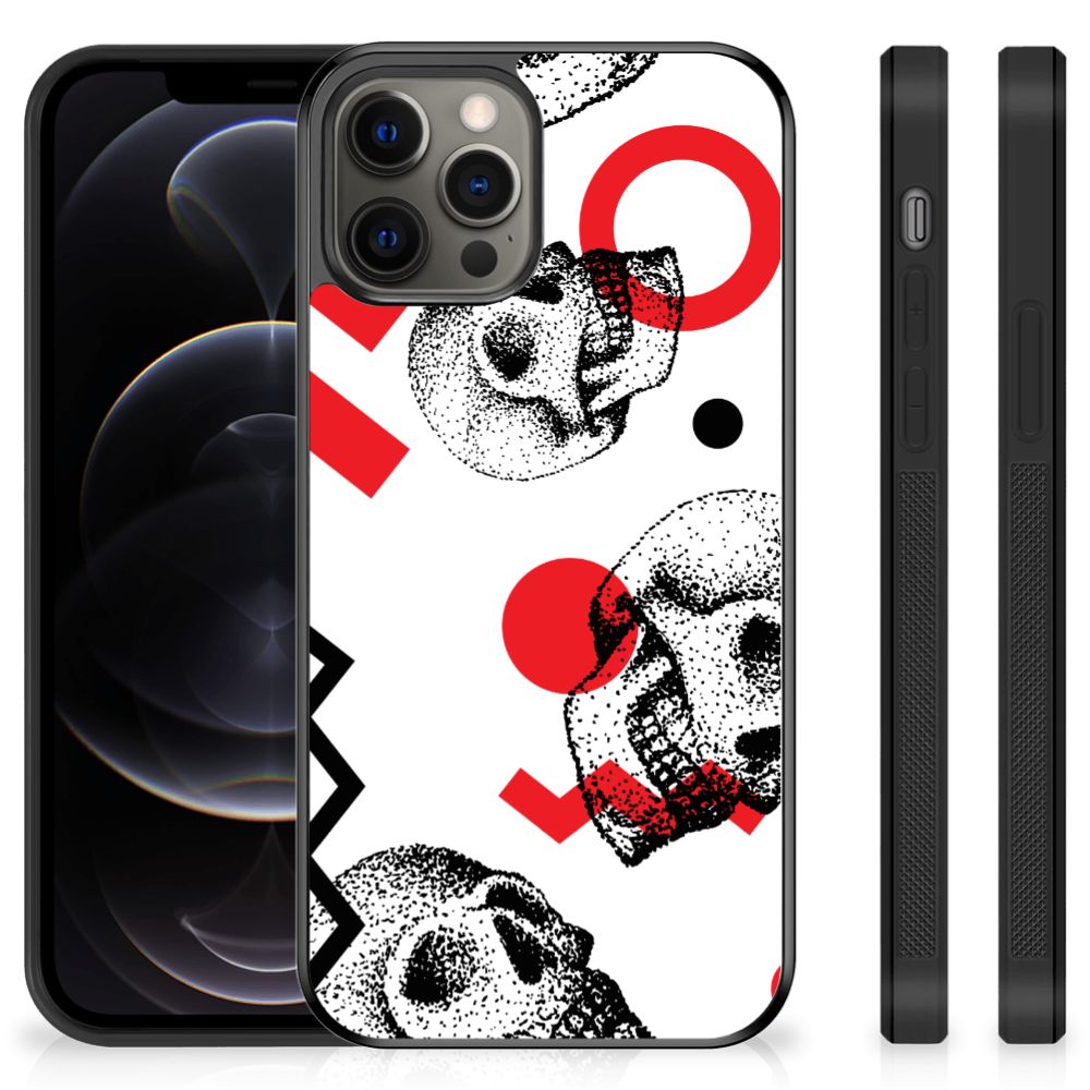 Mobiel Case iPhone 12 Pro Max Skull Red B2C Telecom