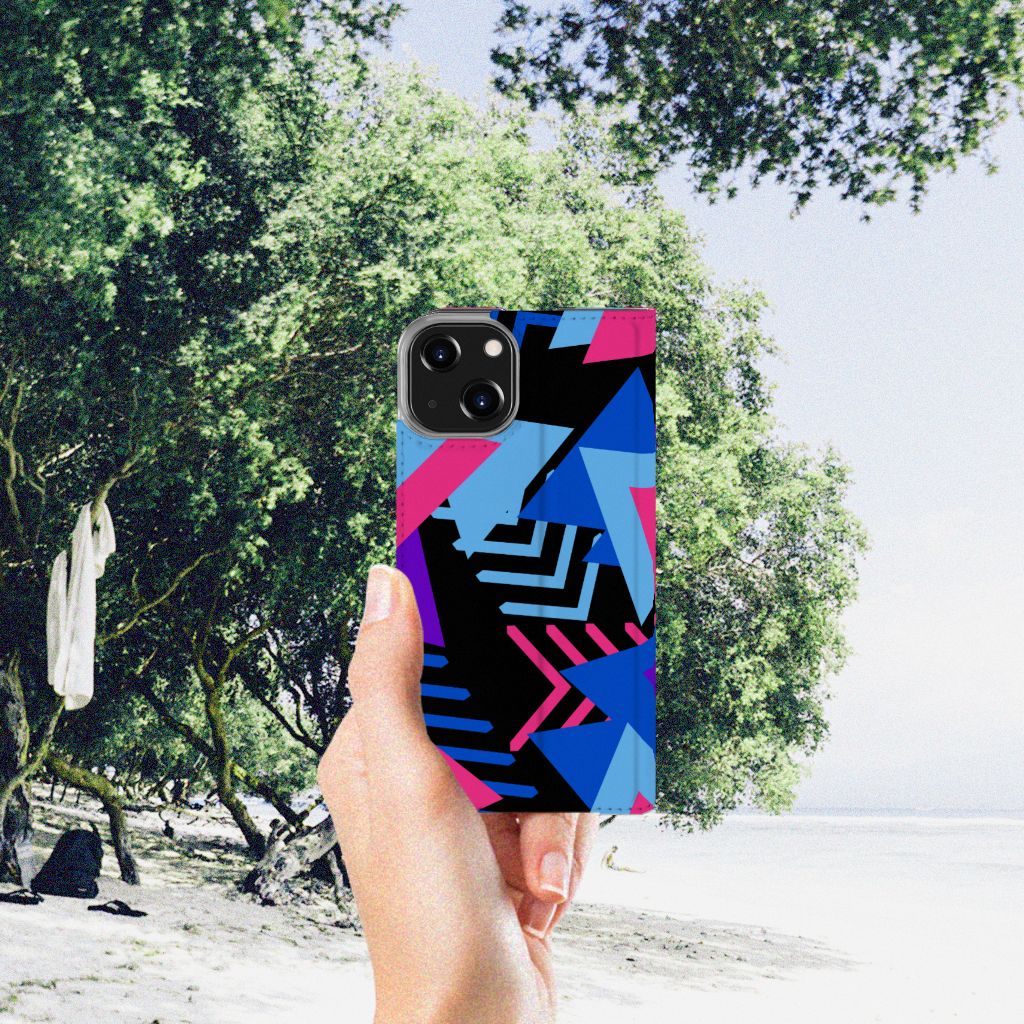 iPhone 14 Stand Case Funky Triangle