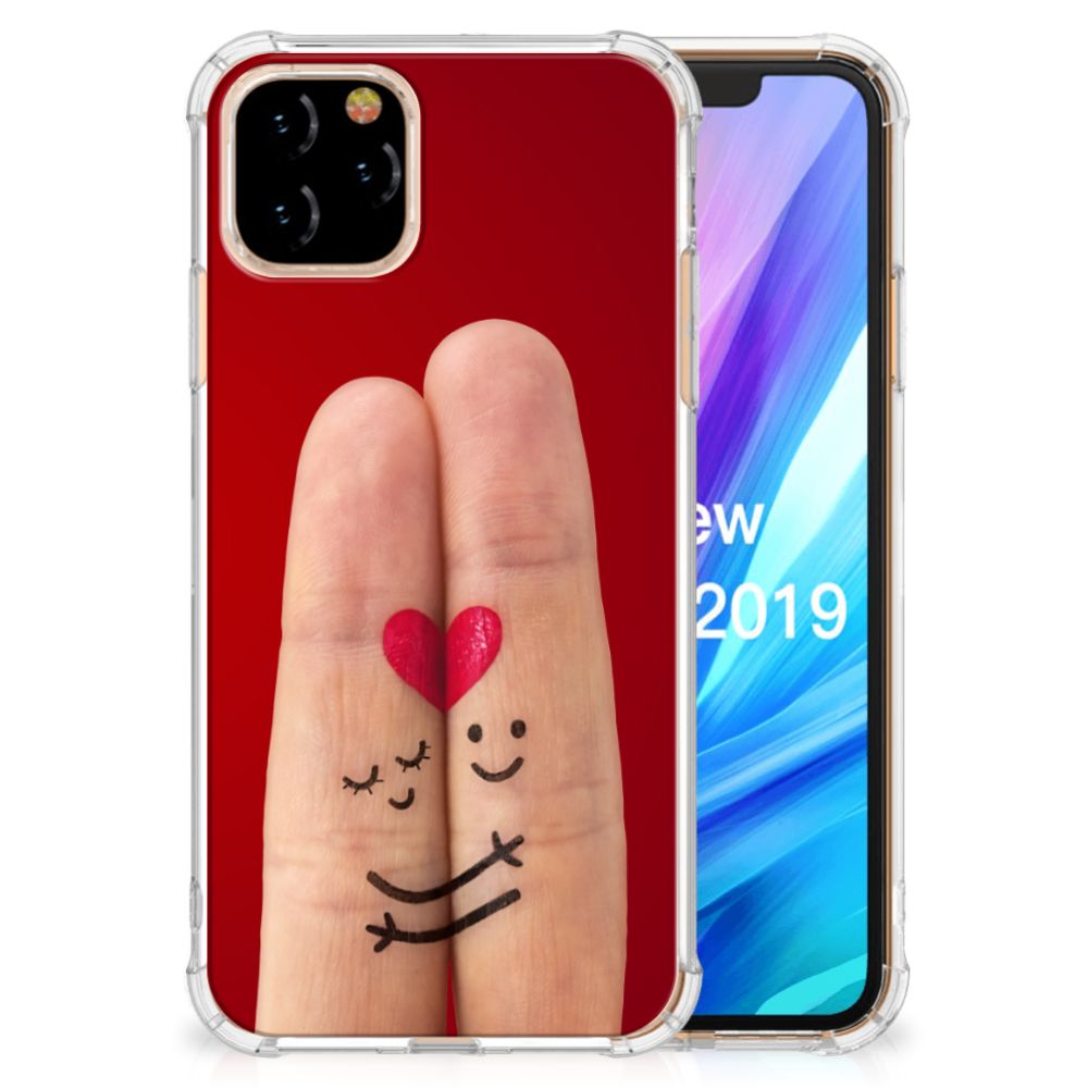 Apple iPhone 11 Pro Anti Shock Bumper Case Liefde - Origineel Romantisch Cadeau