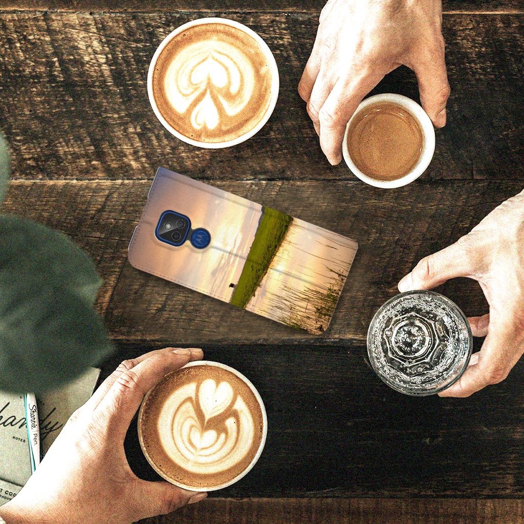 Motorola Moto G9 Play Hoesje maken Koe - B2C Telecom