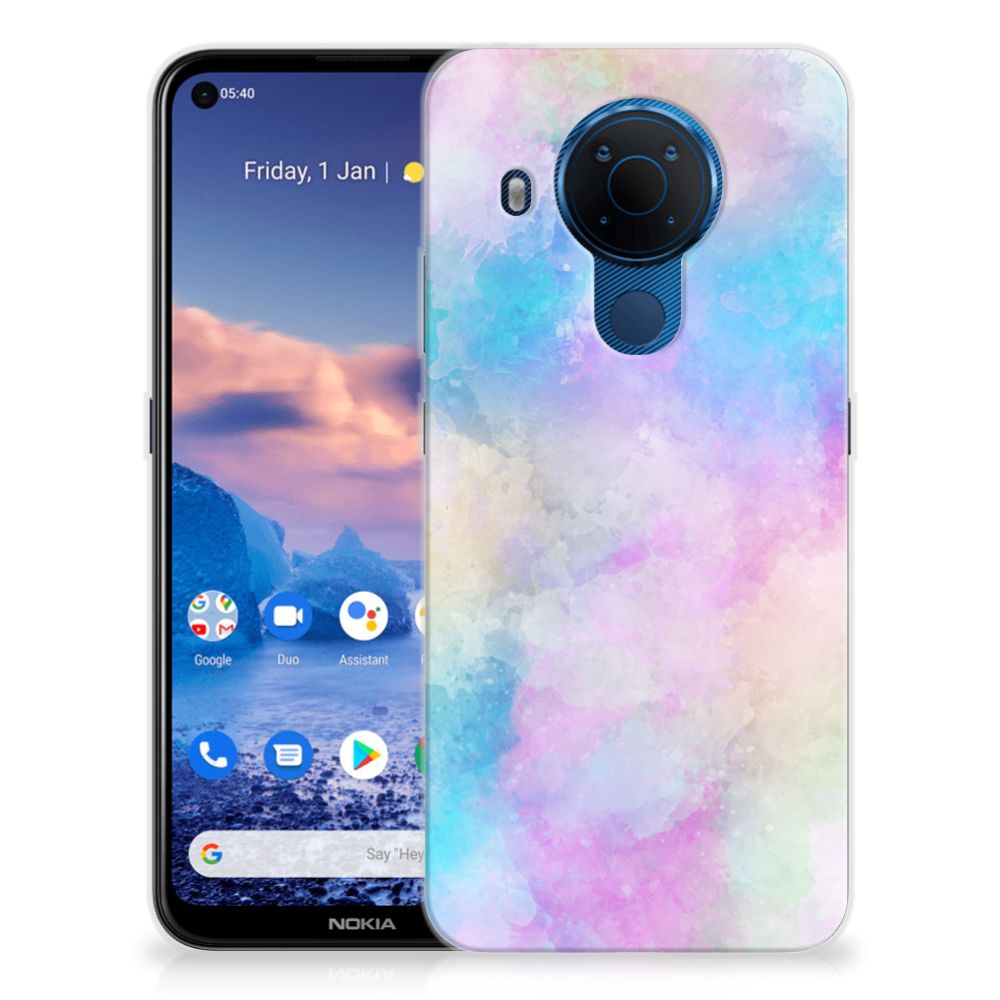 Hoesje maken Nokia 5.4 Watercolor Light