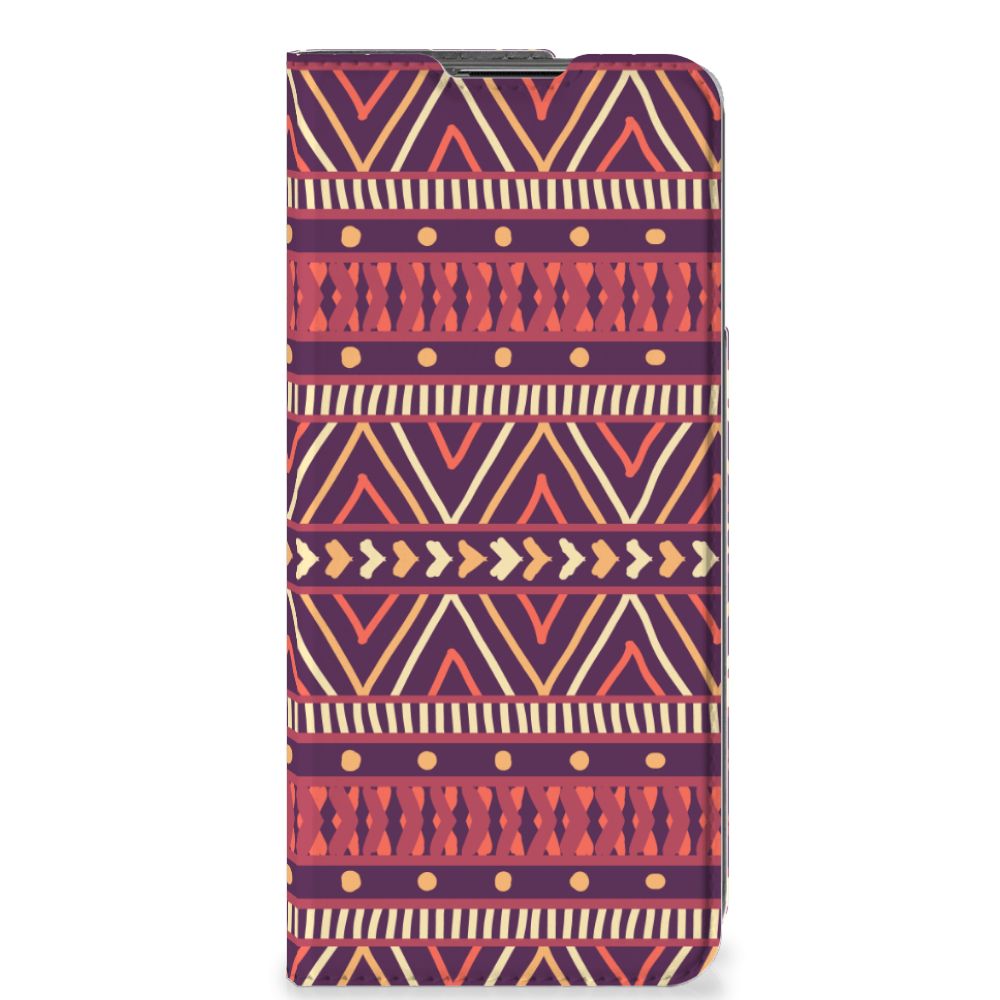 OnePlus Nord CE 2 5G Hoesje met Magneet Aztec Paars - B2C Telecom