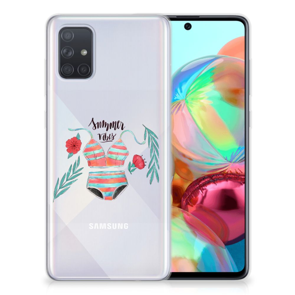 Samsung Galaxy A71 Telefoonhoesje met Naam Boho Summer B2C Telecom