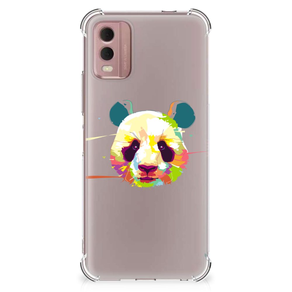 Nokia C32 Stevig Bumper Hoesje Panda Color B2C Telecom