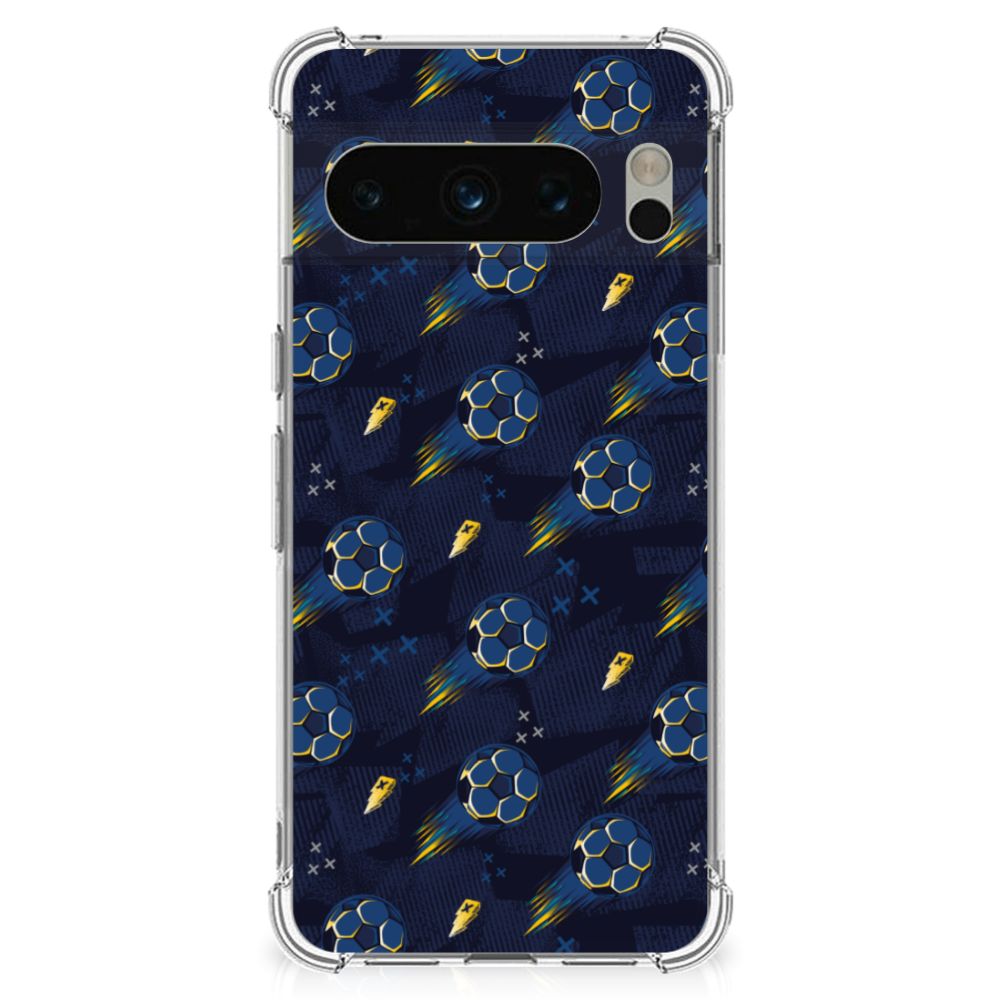 Doorzichtige Silicone Hoesje voor Google Pixel 8 Pro Voetbal B2C Telecom