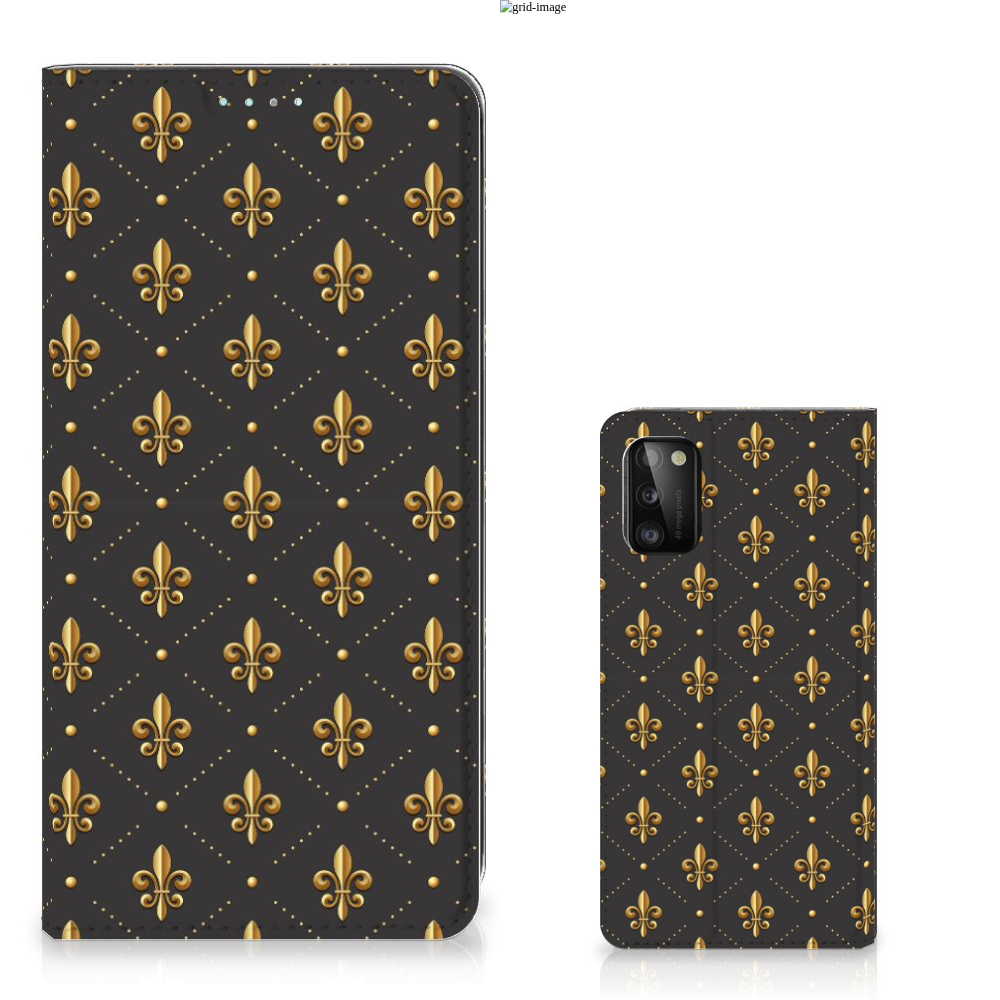 Samsung Galaxy A41 Hoesje met Magneet Franse Lelie - B2C Telecom