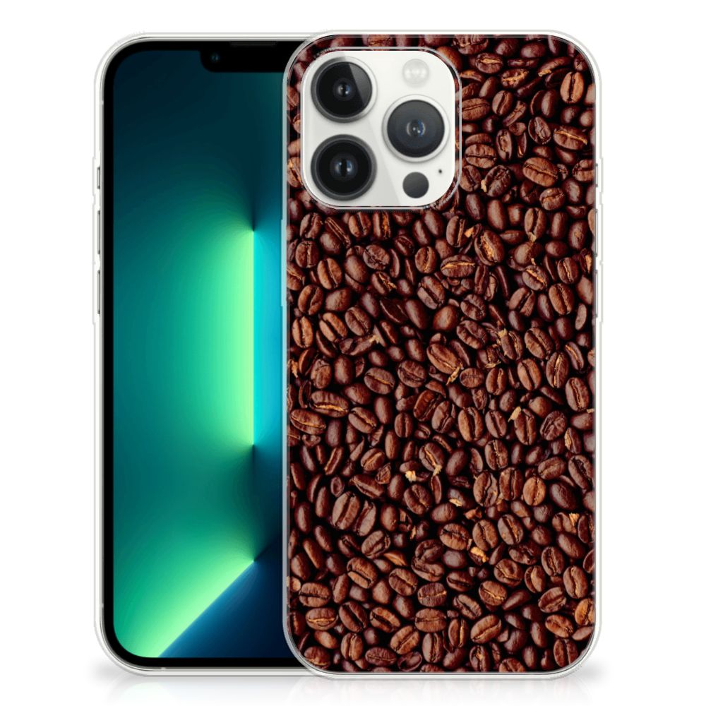 iPhone 13 Pro Max Siliconen Case Koffiebonen B2C Telecom
