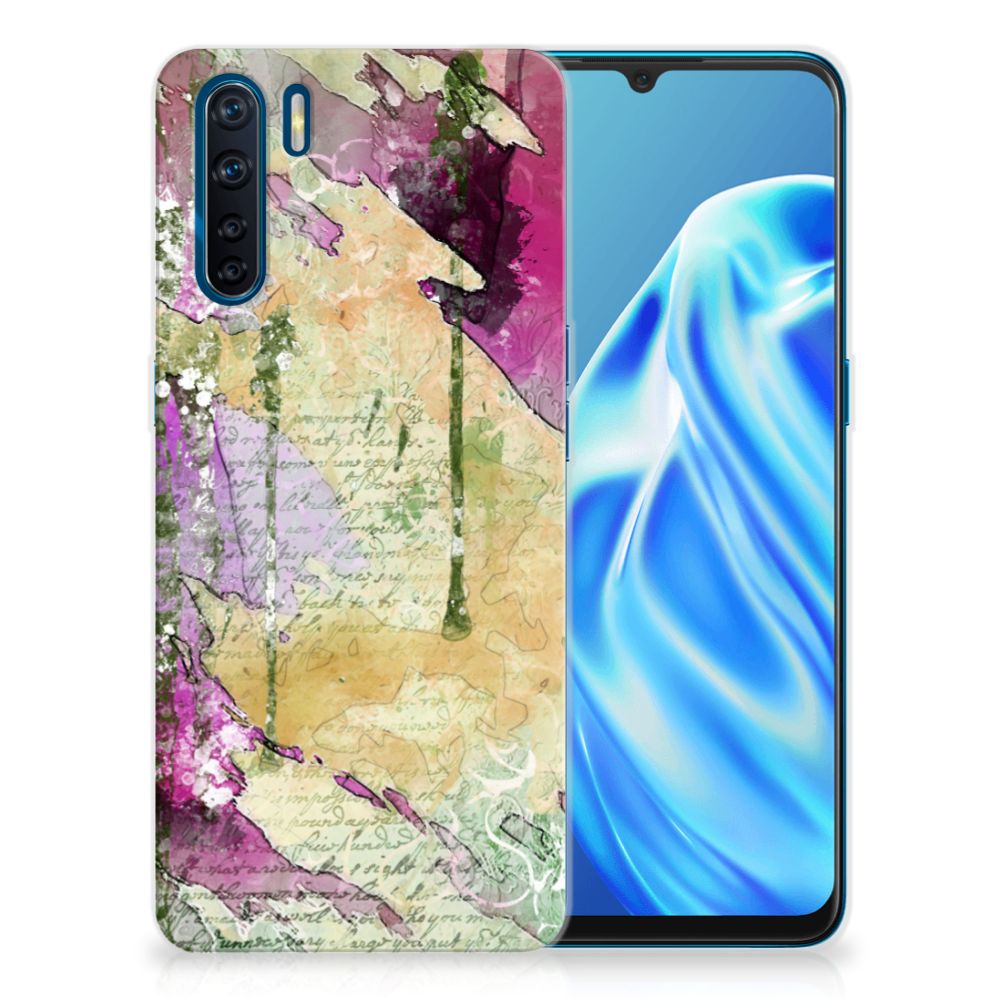 Hoesje maken OPPO A91 Letter Painting B2C Telecom