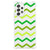 Samsung Galaxy A53 5G Doorzichtige Silicone Hoesje Zigzag Groen B2C Telecom