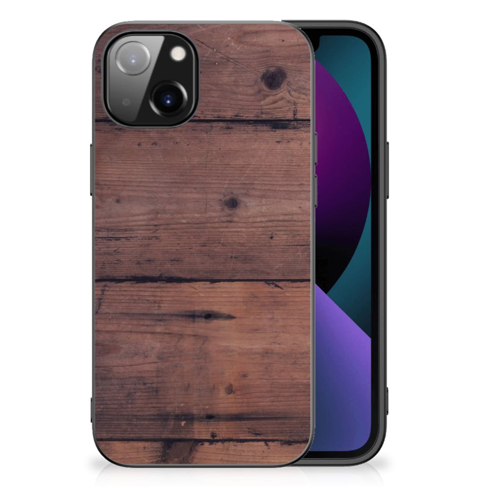 Apple iPhone 13 Houten Print Telefoonhoesje Old Wood B2C Telecom