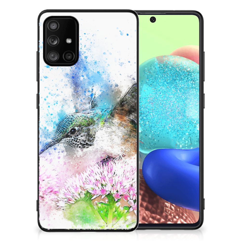 Kleurrijke Telefoonhoesje Samsung Galaxy A71 Vogel
